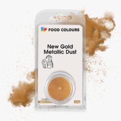 Food Colours - New Gold Metallic Dust - 2.5gr