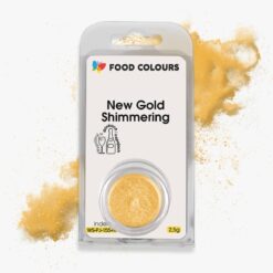Food Colours - New Gold Shimmering - 2.5gr