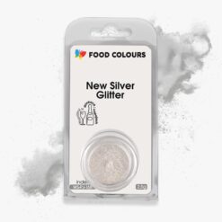 Food Colours - New Silver Glitter - 2.5g