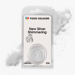 Food Colours - New Silver Shimmering - 2.5g