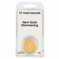 Food Colours - βρώσιμη σκόνη περλέ - Χρυσό - 2.5gr
