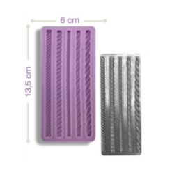 Καλούπι κορδόνια σε 5 σχέδια