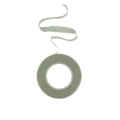 Ταινία λουλουλουδιών - λευκή και ασημί γκλίττερ