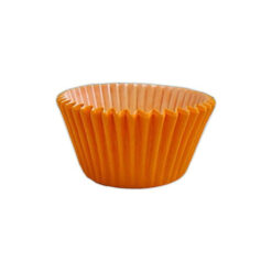 Θήκες για cupcakes - πορτοκαλί - 180τμχ - 51x38mm