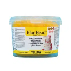 Ζαχαρόπαστα - Blue Bead - κίτρινη